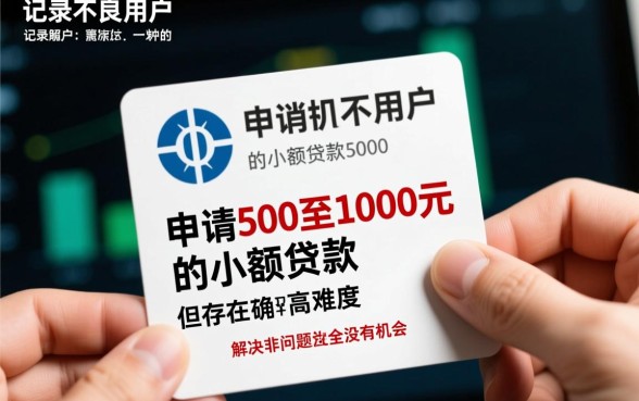 5001000小额贷款黑户能下款吗