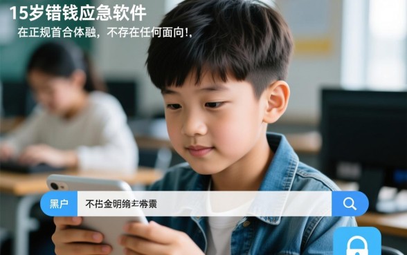 15岁未成年黑户怎么借钱