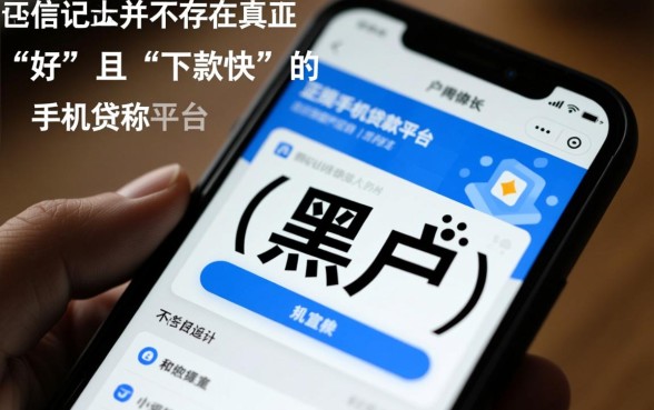 黑户手机贷款平台哪个好下款快