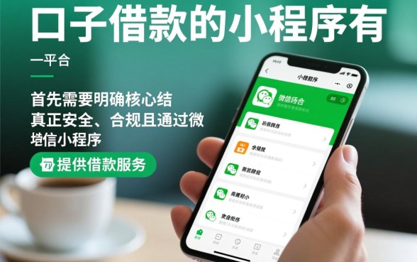 新口子借款的小程序有哪些平台