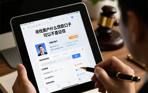 黑户什么贷款口子可以不查征信