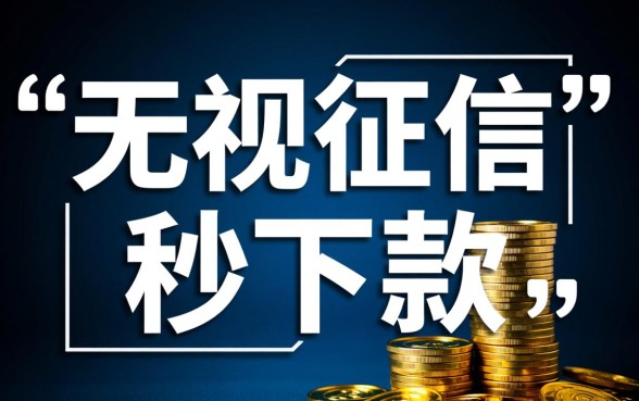 无视征信秒下款的口子是真的吗