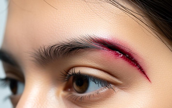 右边眉毛下侧撞破两厘米口子怎么办