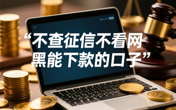 不查征信不看网黑能下款的口子有哪些