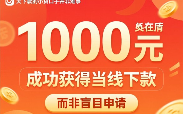 1000元当天下款的小贷口子有哪些