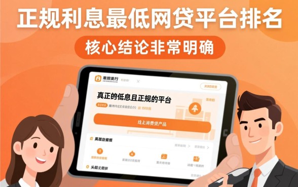 最正规利息最低的网贷平台排名