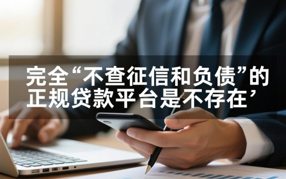 不查征信和负债的正规贷款平台有哪些