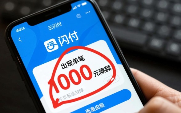 云闪付刷一次1000就限额了怎么办