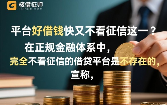 什么平台好借钱又快又不看征信