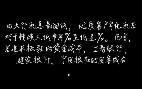 5万小额贷款哪个银行利息最低
