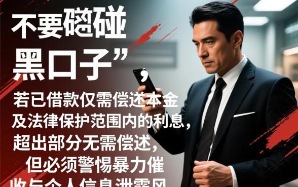 网络上贷款黑口子借了不还行吗