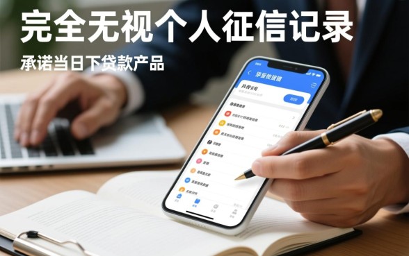 不看负债征信贷款当日能下款吗