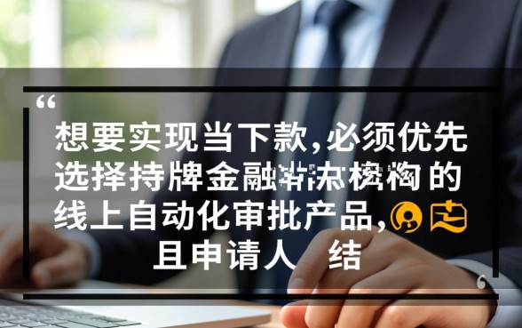 有什么当天下款的口子可以借钱