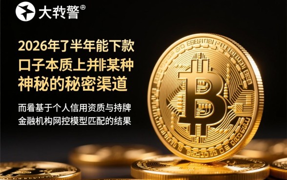 2026年下半年能下款的口子有哪些