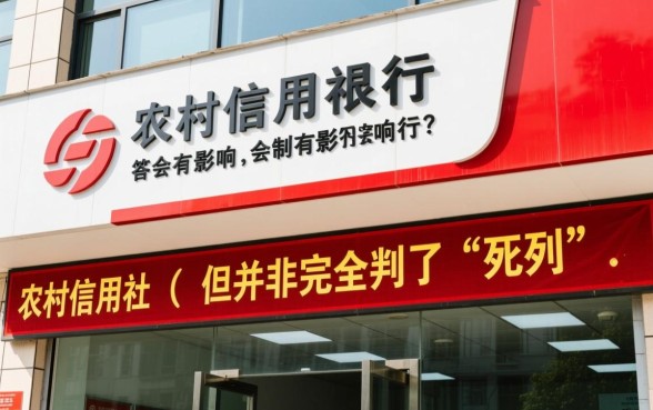 征信花了去农村信用社有影响吗