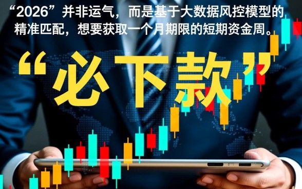 2026必下款的一个月的口子有哪些