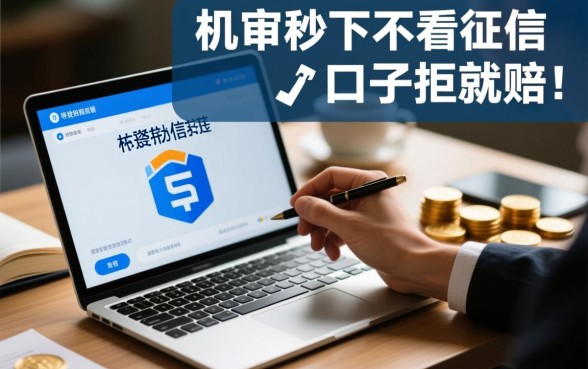 机审秒下不看征信的口子拒就赔是真的吗