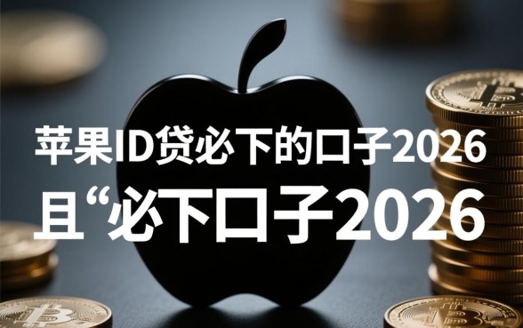 苹果id贷必下的口子2026