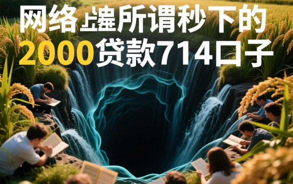 秒下的2000贷款714口子怎么申请