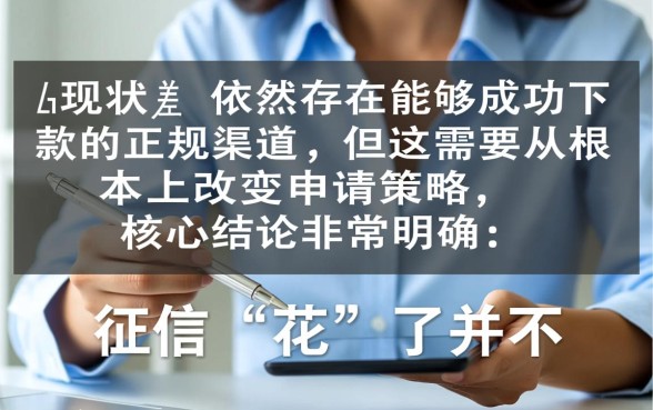 征信花了还能下款的口子吗