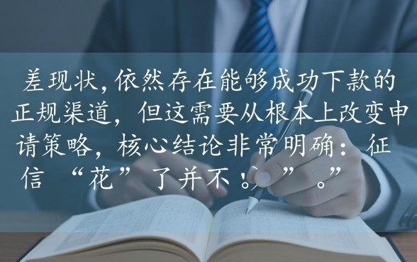 征信花了还能下款的口子吗