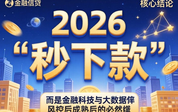 30天秒下款的口子2026年有哪些