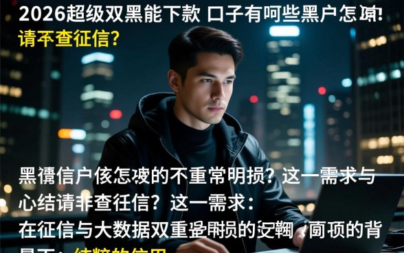 2026超级双黑能下款的口子有哪些