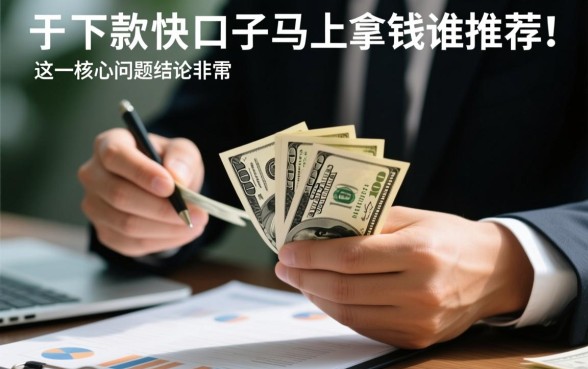 下款快的口子马上拿钱谁推荐个