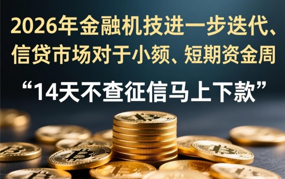 14天不查征信马上下款的口子有哪些