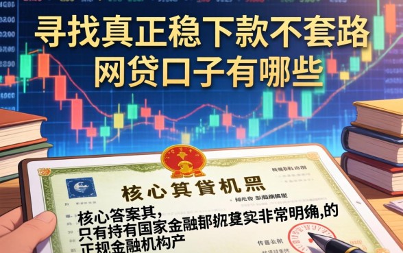 稳下款不套路的网贷口子有哪些