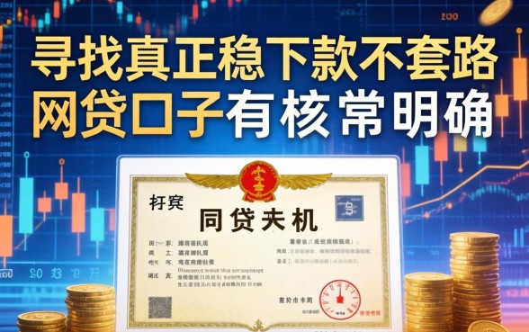 稳下款不套路的网贷口子有哪些