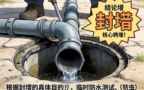 怎样才能堵住下水道的流水口子