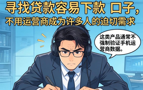 贷款容易下款的口子不用运营商