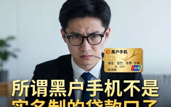 黑户手机不是实名制的贷款口子有哪些