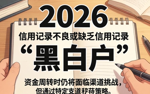 2026年黑白户贷款口子有哪些