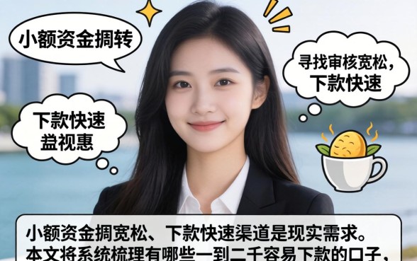 有哪些一到二千容易下款的口子