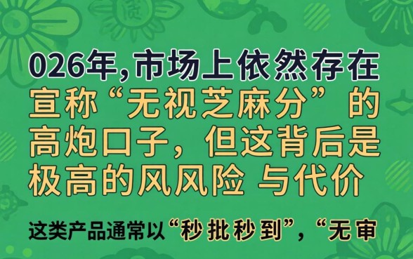 2026无视芝麻分的高炮口子有哪些