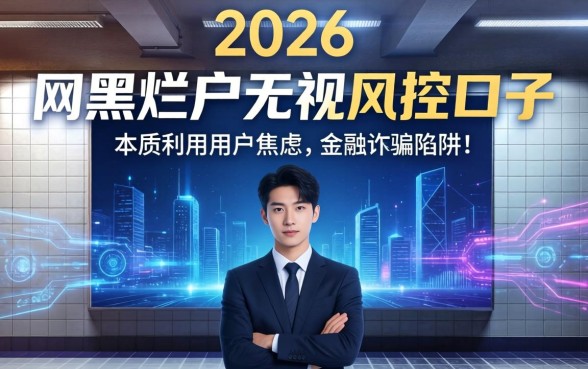 网黑烂户无视风控口子2026年最新解析