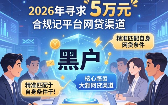 黑户网贷5万秒下款的口子有哪些