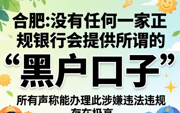 合肥黑户贷款哪家银行能办