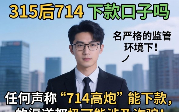 315后714高炮口子还能下款吗