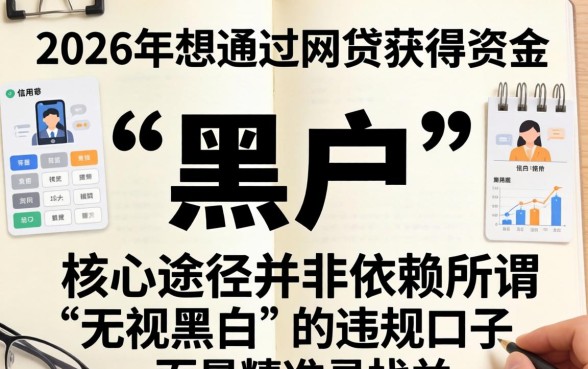 2026黑户网贷能下款的口子有哪些
