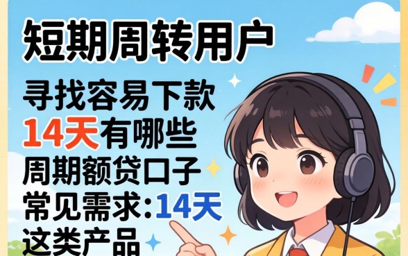 盘点容易下款的14天小额贷款平台