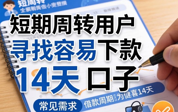 盘点容易下款的14天小额贷款平台