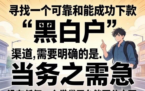 10000黑白户必下款的口子有哪些