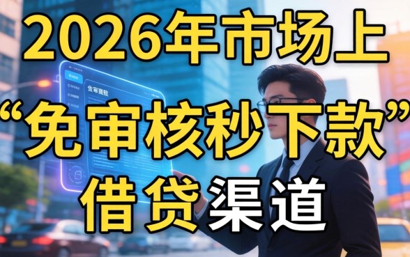 2026免审核秒下款的口子有哪些