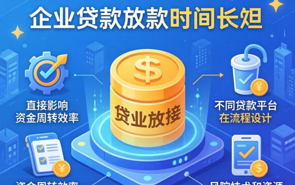 企业贷款放款时间为何会有差异