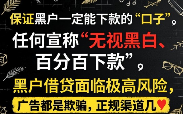 揭秘黑户贷款真相与下款渠道