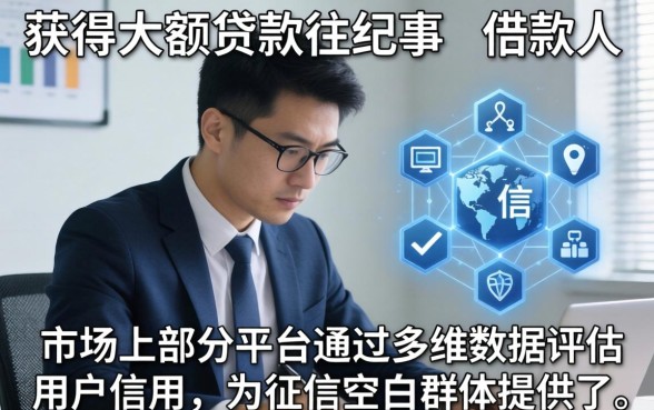 没有征信记录也能借到大额贷款