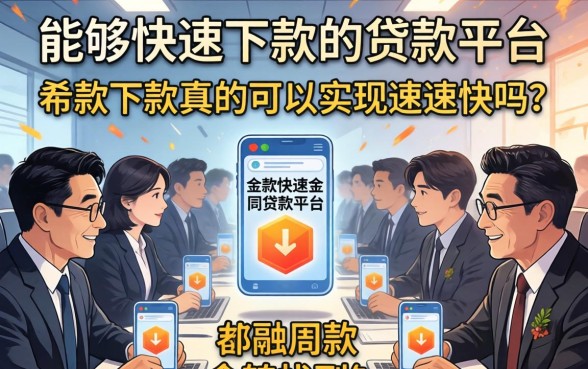 贷款下款真的可以实现速速快吗